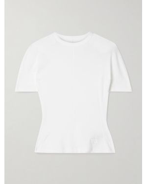 adidas Originals Y-3 Printed Organic Cotton-Jersey T-Shirt - White