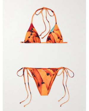 Donde Esteban Bananas Bikini Mit Print - Orange