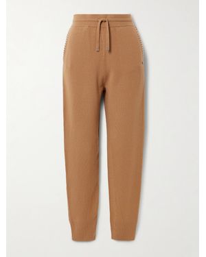 Bogner Lily Embellished Wool-Blend Ski Trousers - Natural