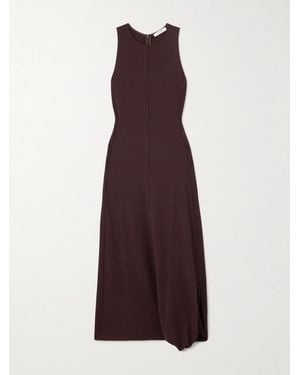 Lemaire Crepe Midi Dress - Purple