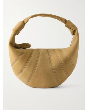 Lemaire Fortune Croissant Mini Leather Shoulder Bag - Natural