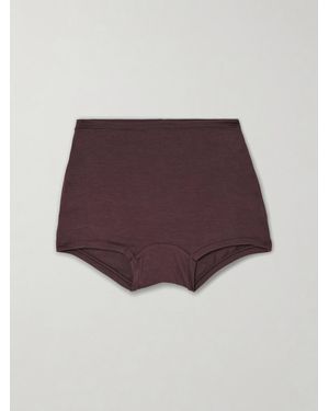 ÉTERNE Boy Stretch-Modal Jersey Shorts - Lila