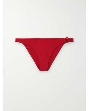 Loro Piana Marine Embellished Bikini Briefs - Red