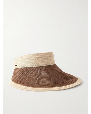 Eugenia Kim Trixie Hemp Knitted Visor - Brown