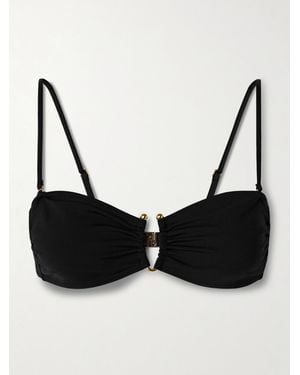 Nili Lotan Bikini-Oberteil Mit Verzierung - Schwarz