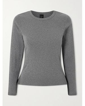 Leset Haut En Jersey De Coton Nando - Gris