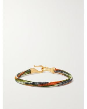 Ole Lynggaard Copenhagen Life Kordelarmband Mit Details Aus 18 Karat - Natur
