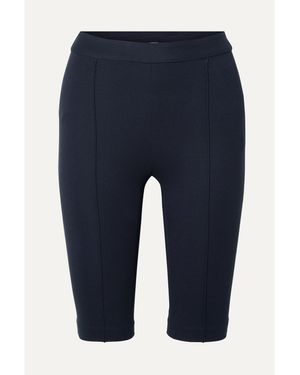 Rosetta Getty Stretch-Jersey Shorts - Blue