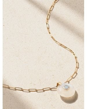 Pascale Monvoisin Milo 9-Karat, Moonstone And Opal Necklace - Natural