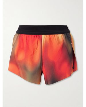 Nike Aeroswift Degrad&Eacute; Pliss&Eacute; Dri-Fit Adv Shorts - Red