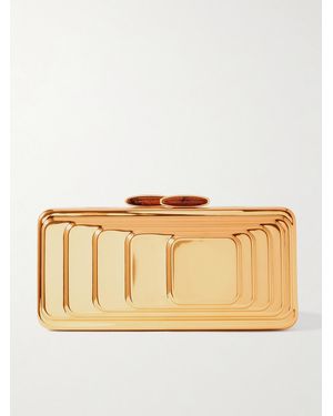 Zimmermann Alight Embellished-Tone Clutch - Natural