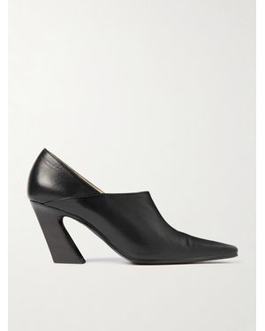 Bottega Veneta Banzai Leather Court Shoes - Black