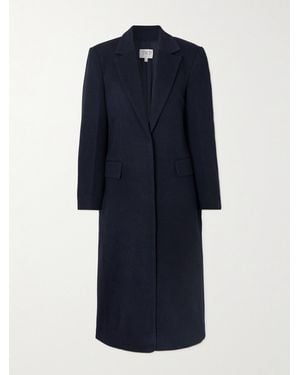 Twp Mattie Wool-Blend Twill Coat - Blue