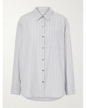 Leset Yoshi Striped Cotton-Blend Shirt - White