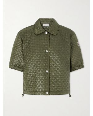 Moncler Quilted Shell Jacket - Green