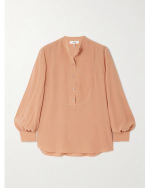 Chloé Silk-Crepe Blouse - Natural