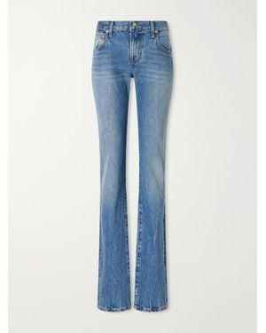 ÉTERNE Chevy Low Rise Straight Jeans - Blue