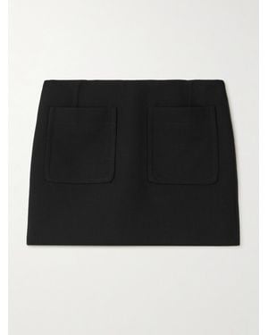 Bottega Veneta Cotton-Blend Mini Skirt - Black