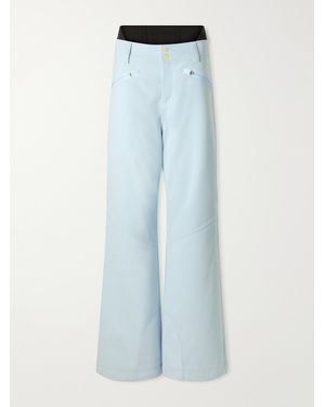 Bogner Lenie-T Shell Straight-Leg Ski Trousers - Blue