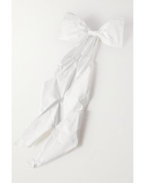 Maison Michel Parure De Tête En Taffetas Wicole Big - Blanc