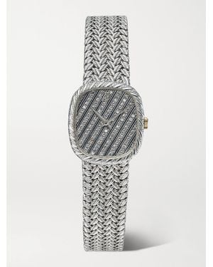 Stephanie Windsor Audemars Piguet Vintage 1980S Hand-Wound 24Mm 18-Karat And Diamond Watch (Fits Up To 6.2' Wrist) - White