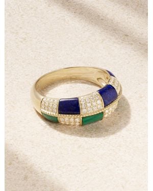 Yvonne Léon Alliance 9-Karat Multi-Stone Ring - Natural