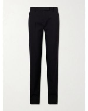 Calvin Klein Caius Wool-Twill Straight-Leg Trousers - Blue