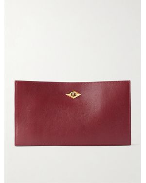 Metier Leather Clutch - Red