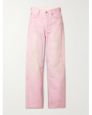 Acne Studios 1981 Mid-Rise Wide-Leg Jeans - Pink