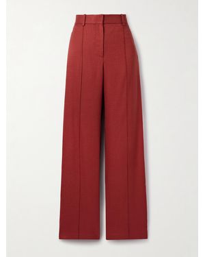 Adam Lippes Wyatt Hose Mit Geradem Bein Aus Canvas - Rot