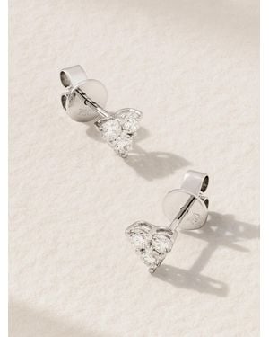 Anita Ko Trillion 18-Karat Diamond Earrings - Natural