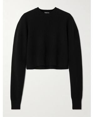 Tom Ford Pullover Aus Einer Wollmischung - Schwarz