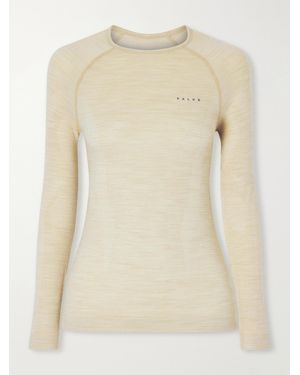 FALKE Stretch Wool-Blend Baselayer - Natural