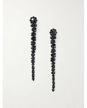 Simone Rocha Drip Ohrringe Mit Kristallen Und Goldfarbenen Details - Natur