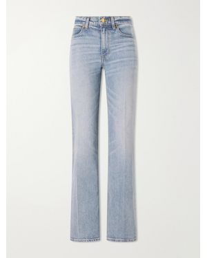 Jamie Haller Wide-Leg Mid-Rise Jeans - Blue