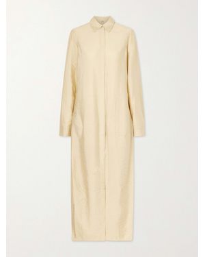 TOTEME Parachute Silk-Blend Maxi Dress - Natural
