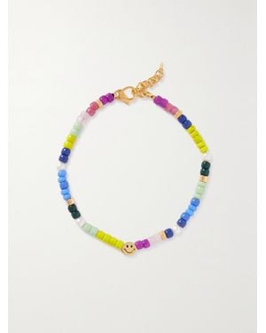 Joolz by Martha Calvo Happy Hour-Plated And Bead Necklace - Metallic