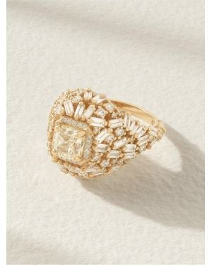 Suzanne Kalan 18-Karat Diamond Ring - Natural