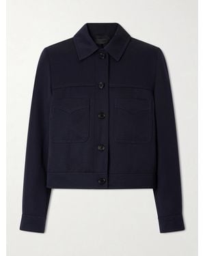 Nili Lotan Susannah Virgin Wool Jacket - Blue