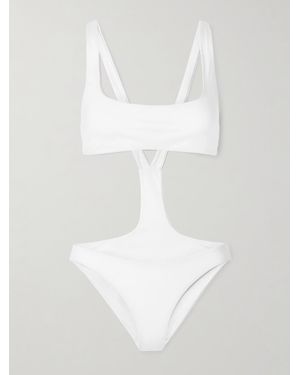 Kiki de Montparnasse La Sirene Badeanzug Mit Cut-Out - Weiß