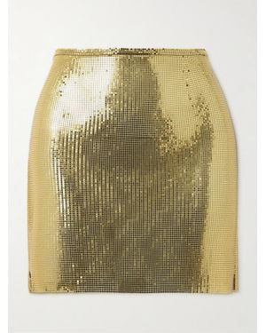 Rabanne Chainmail Mini Skirt - Green