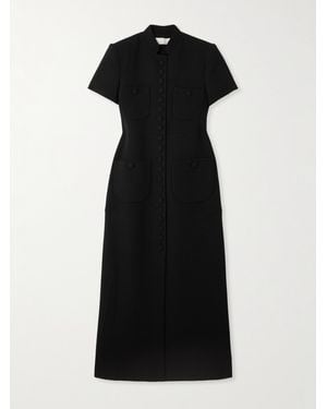 LIBEROWE Imperial Midikleid Aus Woll-Crêpe - Schwarz
