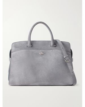 Metier Private Eye Suede Shoulder Bag - Grey