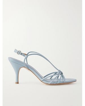 Aeyde Solange Leather Sandals - Blue