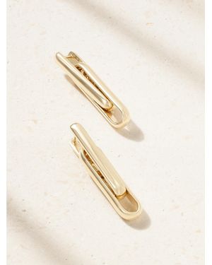 Lucy Delius Stirrup 14-Karat Earrings - Natural