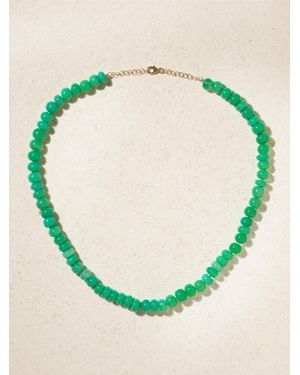 JIA JIA 14-Karat Chrysoprase Necklace - Green