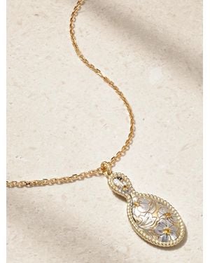 Yvonne Léon Joli Miroir 18-Karat And Citrine Necklace - Natural