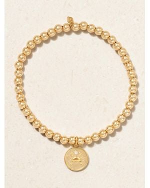 Sydney Evan Cancer 14-Karat Diamond Bracelet - Metallic