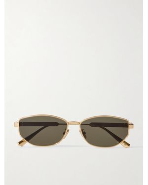 Dior Diorcannage B1U Oval-Frame-Tone Sunglasses - Natural