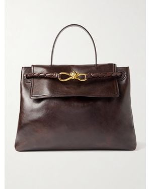 Bottega Veneta Ciao Ciao Mittelgroße Tote Aus Leder - Braun
